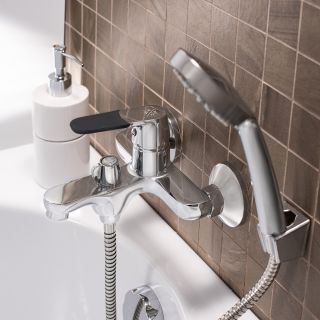 Смеситель для ванны с душем РМС SL123BL-009E хром